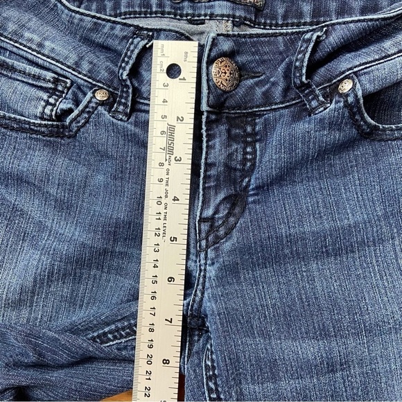 SILVER jeans western gloves works skinny lightweight denim  28 mid to low rise - Picture 9 of 12